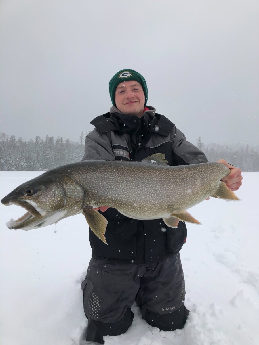 Ice Fishing for LAKE TROUT - How to ice fish for lake trout using